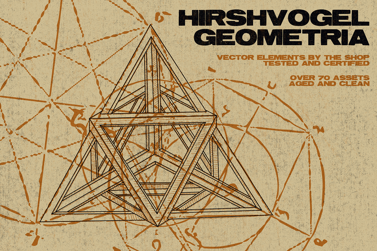 Hirschvogel geometria vector assets, an Object Graphic by The Shop (Photo 1 of 12)
