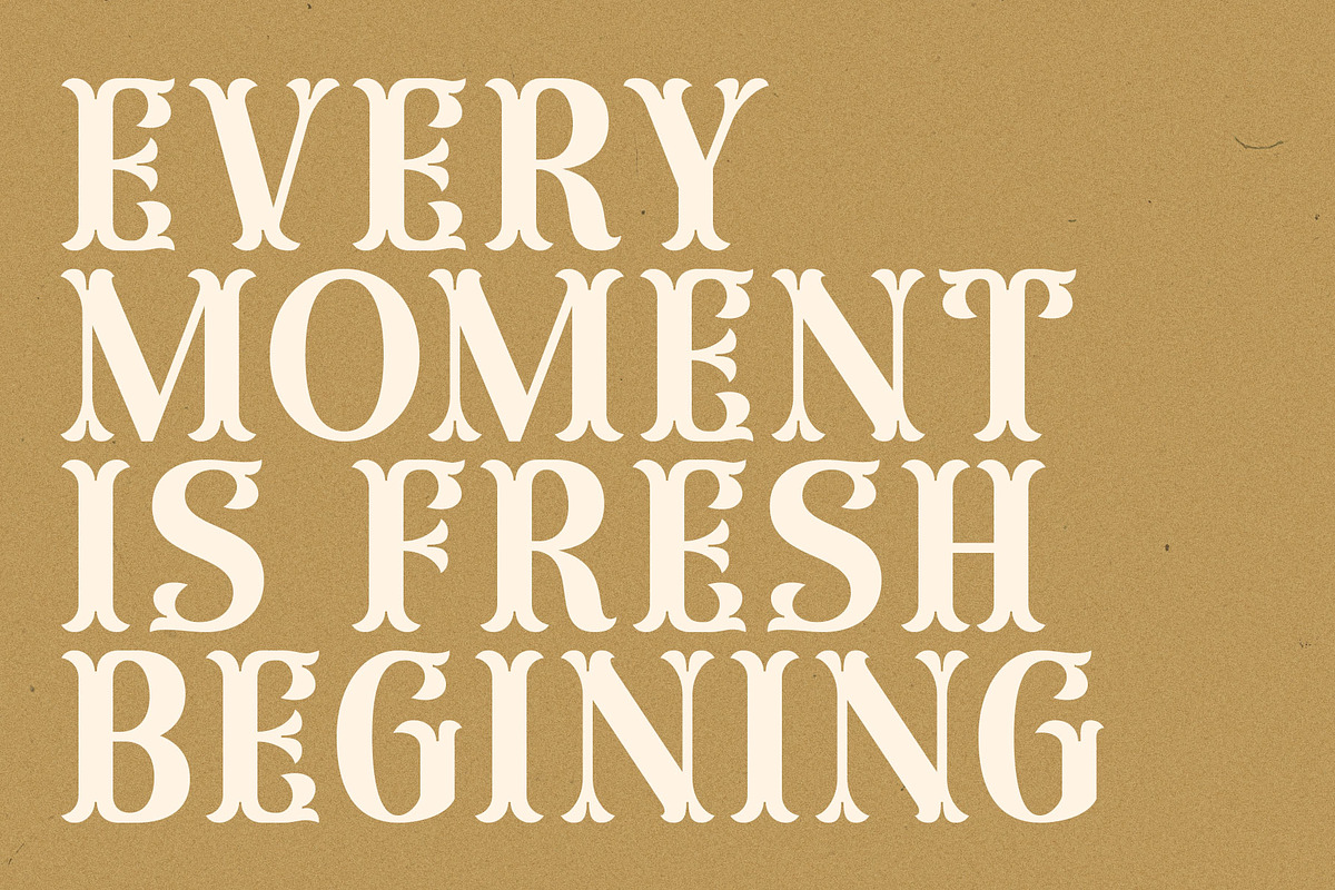 Airen Decorative Display font, a Serif Font by RantautypeStudio (Photo 6 of 15)