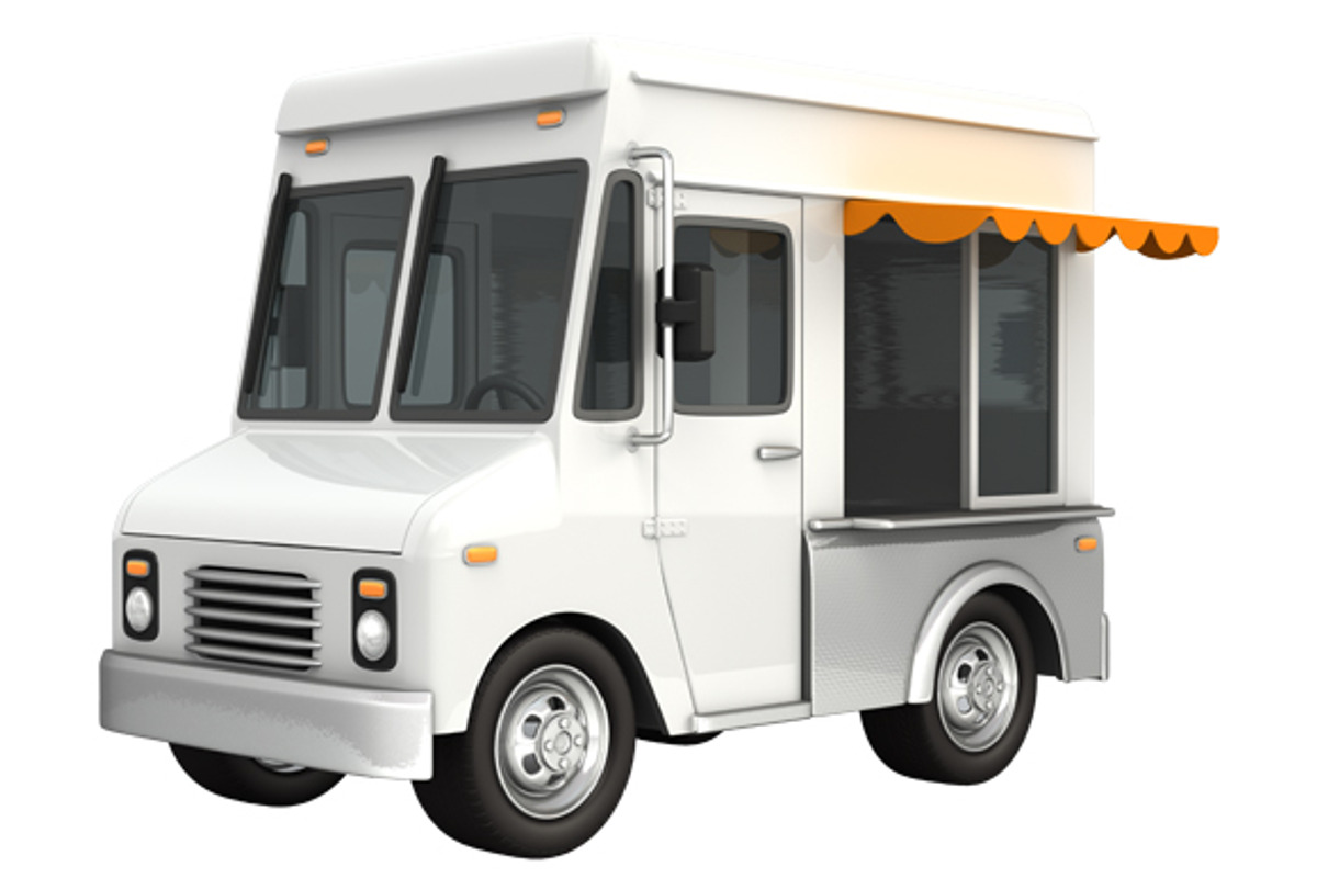 Food truck white preview 2
