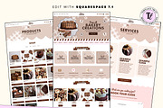 Cake Website Template, a Templates & Theme by Template Twist Shop (Thumbnail 3 of 10)