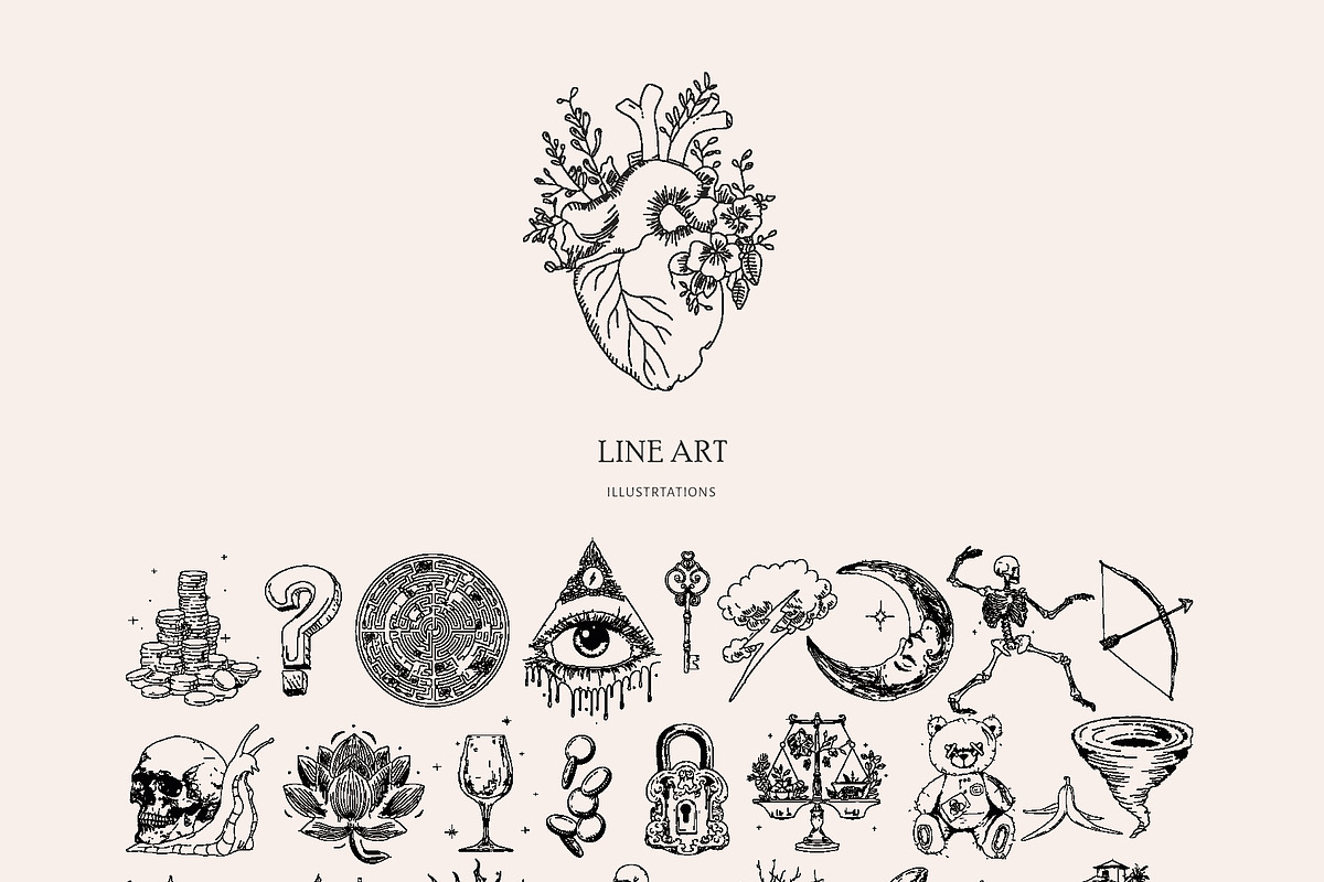 Not Tarot. Cards & Clipart, an Object Graphic by Purple (Photo 9 of 14)