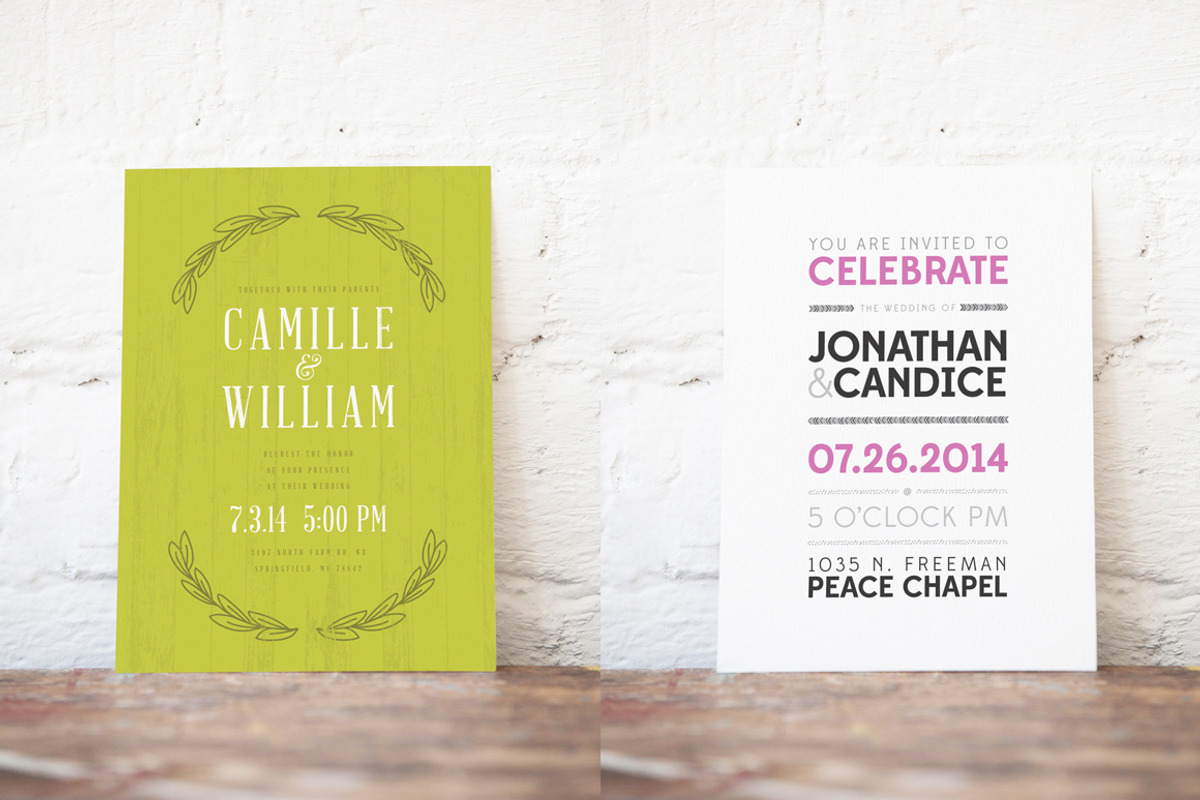 Wedding Invitation Starter Kit, an Invitation Template by Prixel Creative (Photo 3 of 5)