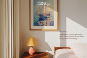 Bedroom Art Frame Mockup | DIN A, a Mockup by momomockps (Thumbnail 5 of 9)