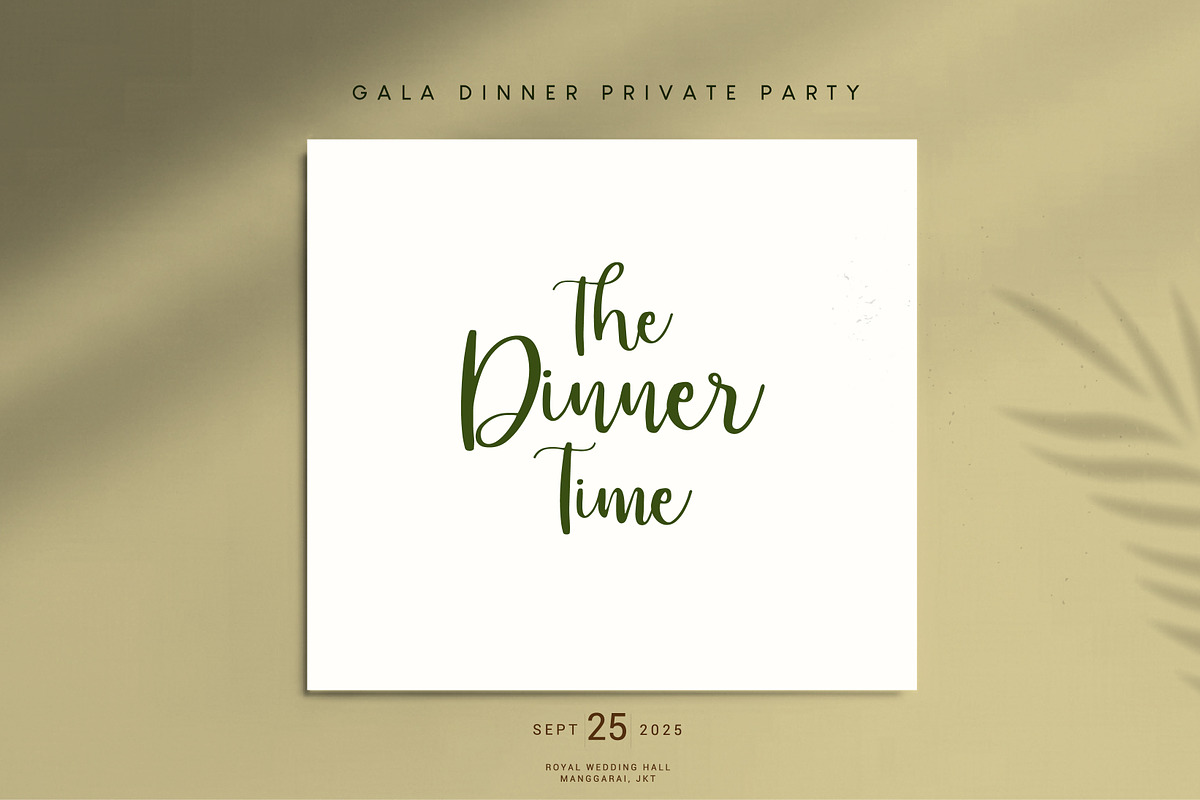 Cathaline - Modern Script, a Font by Sanskertype Studio (Photo 5 of 9)