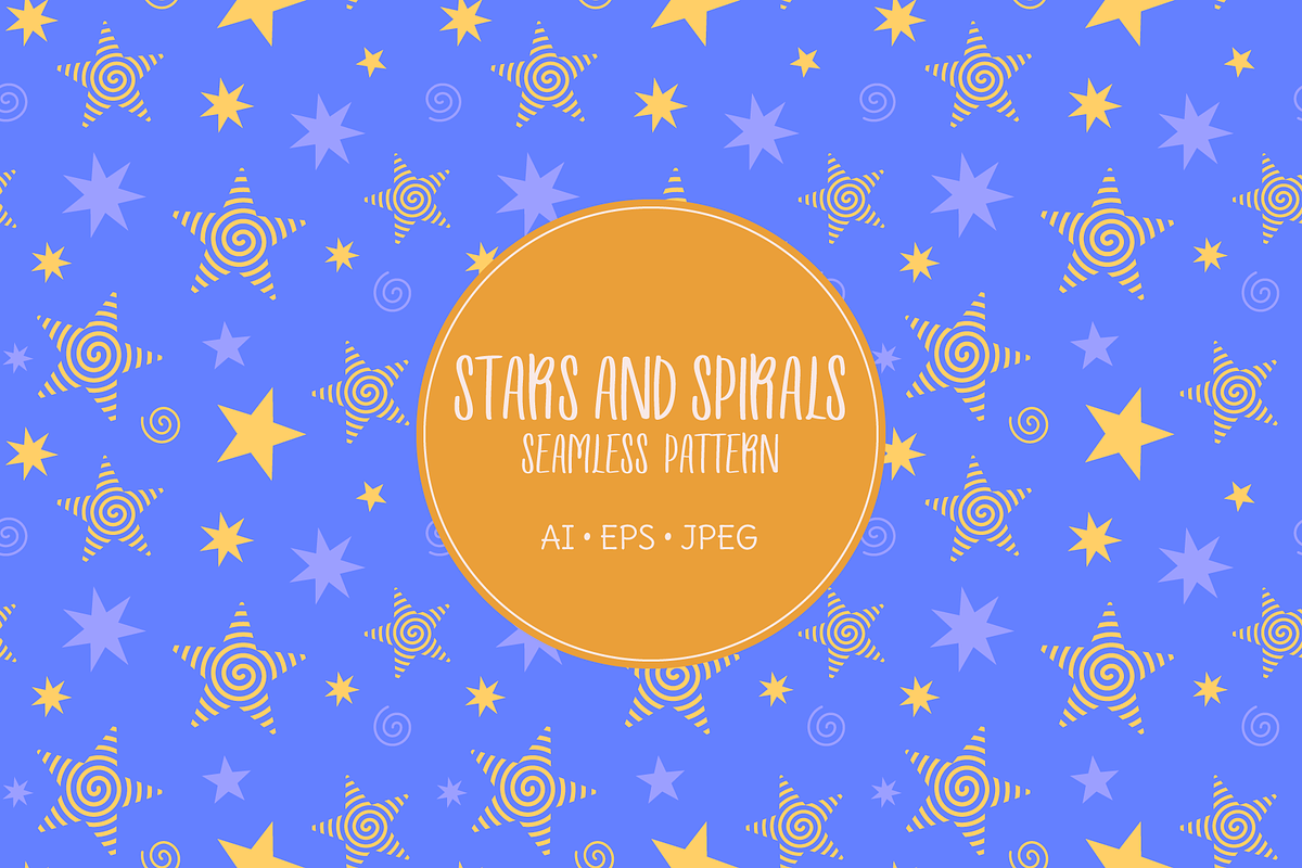 Night sky, spiral stars pattern, an Illustration by Cmeree (Photo 1 of 2)