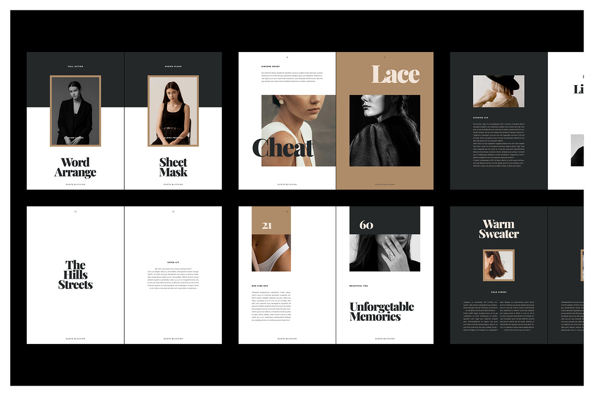 BLACKISH Editorial Lookbook, a Magazine Template by Arif Tri Ananta (Photo 3 of 14)