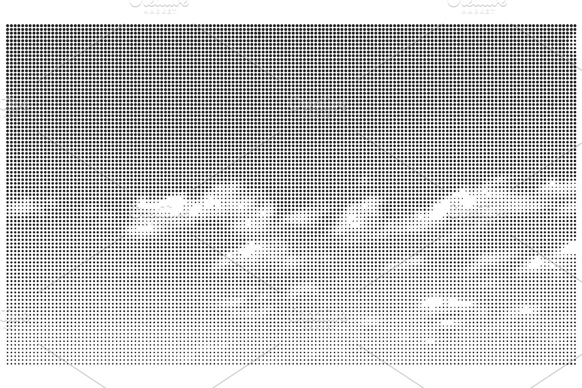 Blue Halftone Cloud Sky, a Texture Graphic by sivVector (Photo 3 of 3)