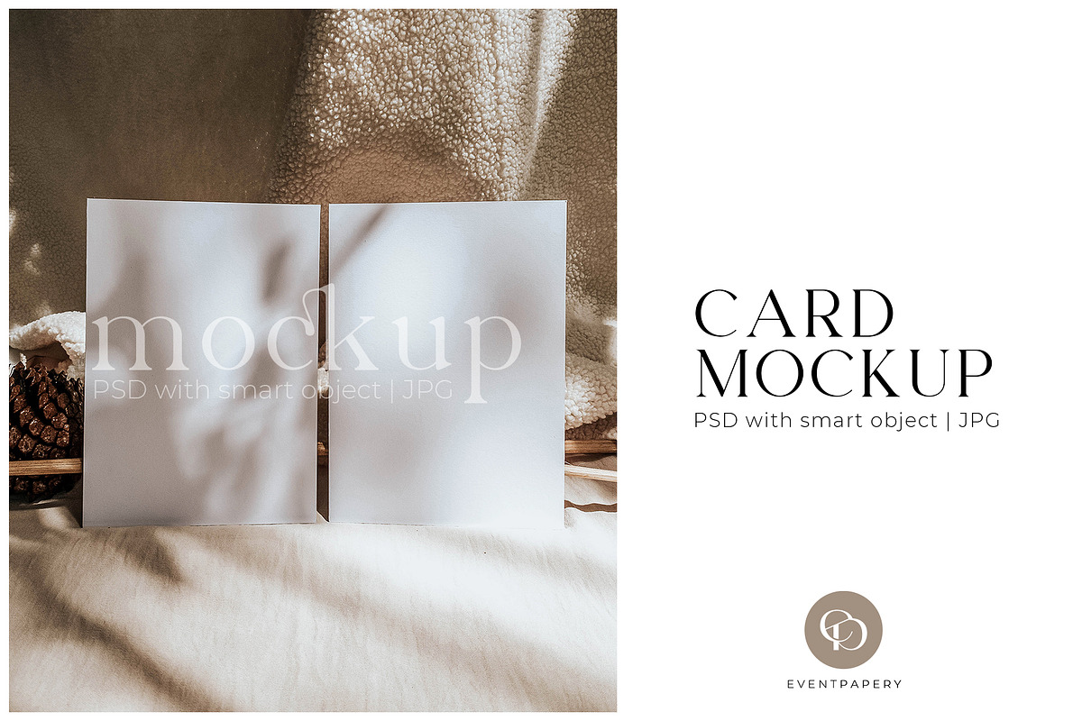 Card Mockup 5x7, a Print Template by eventpapery (Photo 1 of 2)