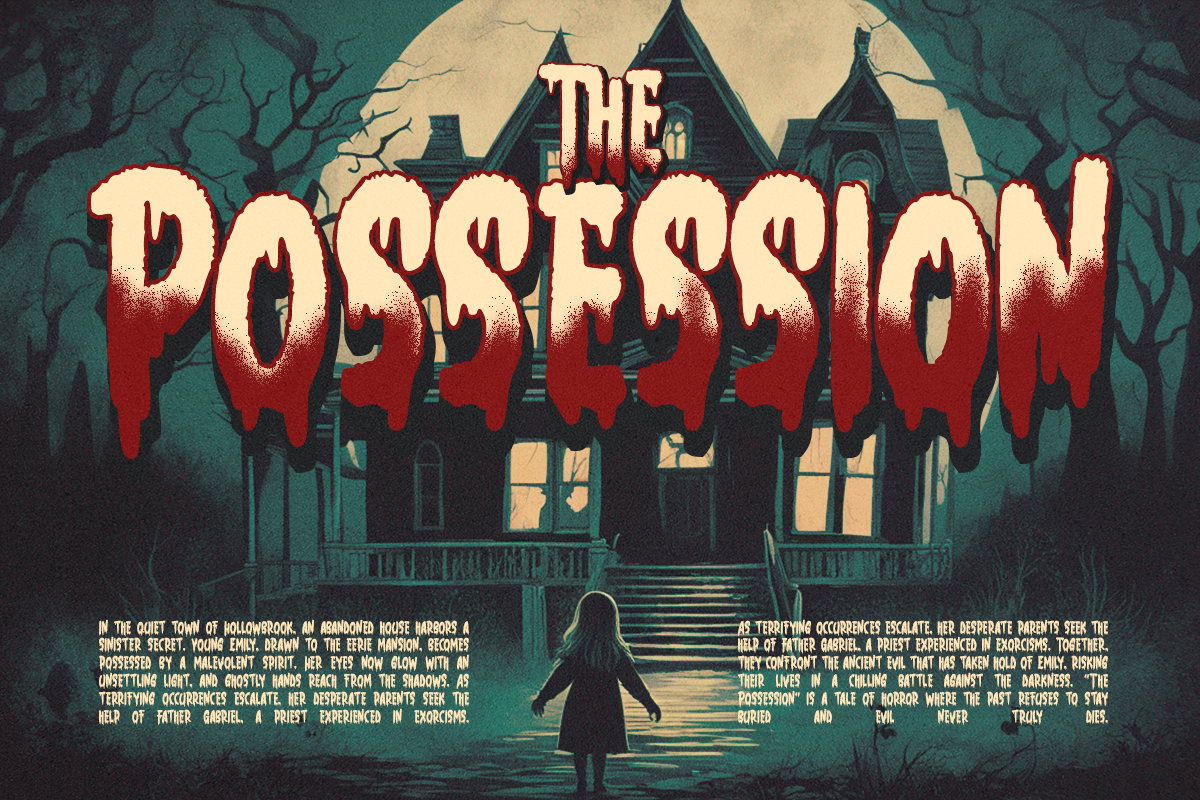 Gloomy Grave - Horror Font, a Blackletter Font by RagamKata (Photo 2 of 11)