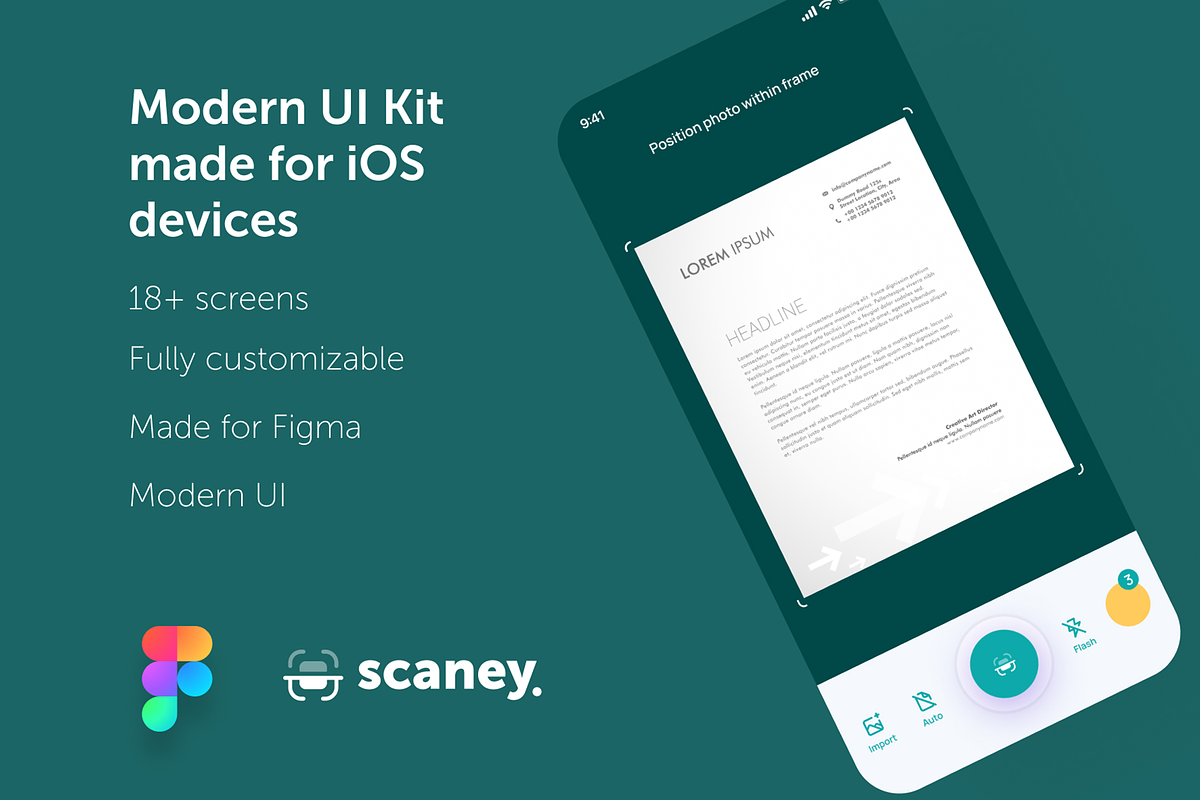 Scaney - Document Scanner, an App Template by Springo (Photo 3 of 6)