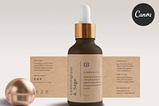 Canva Dropper Bottle Label LA006, a Stationery Template by Draca Design Co (Thumbnail 4 of 4)