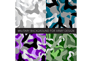vector khaki patterns seamless