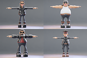 Rockstar 3D Character Pack, a Characters & Person 3D Model by Dudukbersama (Thumbnail 1 of 5)