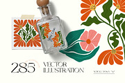 Modern Flora | Wall Art Creator, an Object Graphic by Leleka.Store (Thumbnail 17 of 20)