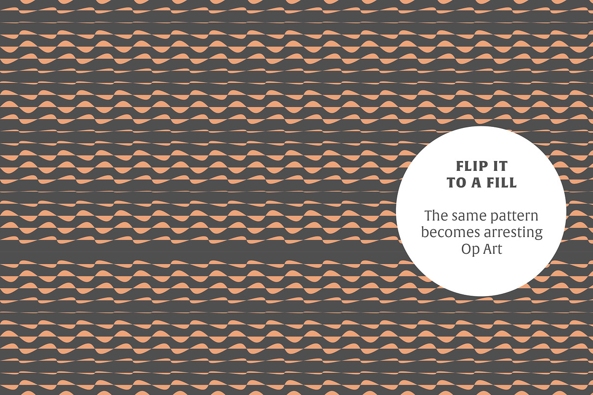 Waves Vol. 5 | 20 Vector Patterns, a Pattern Graphic by invisiblelayer (Photo 6 of 6)