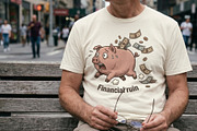 Financial ruin illustration, an Animal Illustration by Vectorlina (Thumbnail 2 of 4)