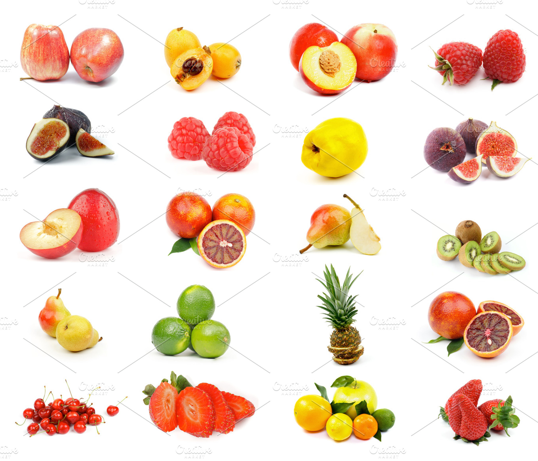 Fruits collection stock photo containing fruits and collection, a Food & Drink Photo by zhekos