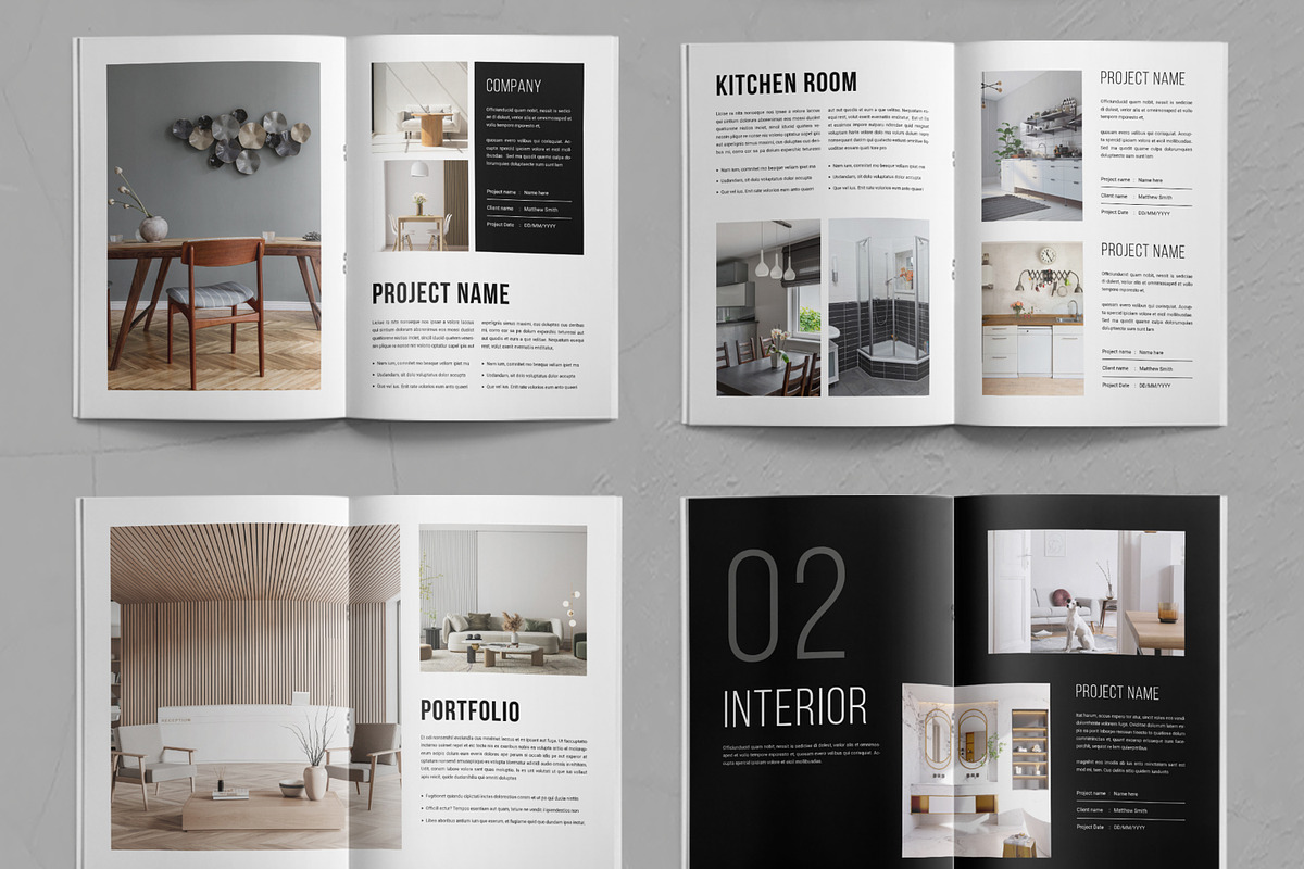 Interior Book Layout, a Brochure Template by ContestDesign (Photo 3 of 3)