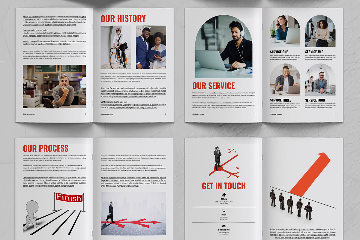 Small Business Brochure Template, a Brochure Template by ContestDesign (Photo 3 of 3)