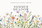 Waterolor Floral Borders Bundle, a Decorative Illustration by Lana Elanor (Thumbnail 86 of 97)