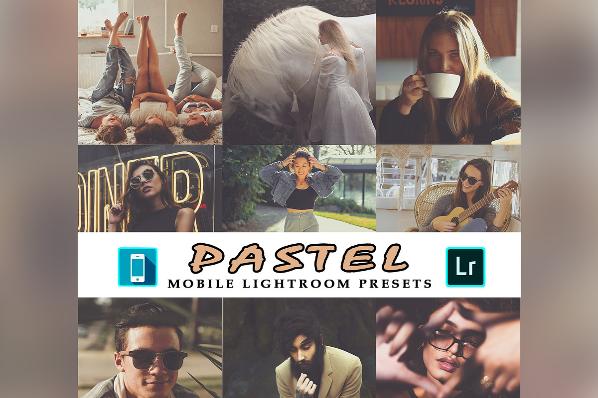3 Lightroom Mobile Presets Pastel