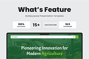 AgroCo Agriculture Farm Google Slide, a Presentation Template by SquidPixey (Thumbnail 2 of 6)