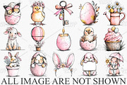 Easter Spring Hand Drawn Clipart PNG, an Illustration by Canvas Craft (Thumbnail 3 of 7)