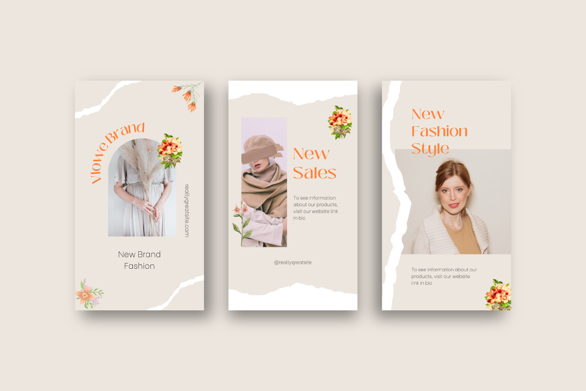 Vlowe Fashion - Canva Instagram, a Social Media Template by Inkofert (Photo 7 of 11)