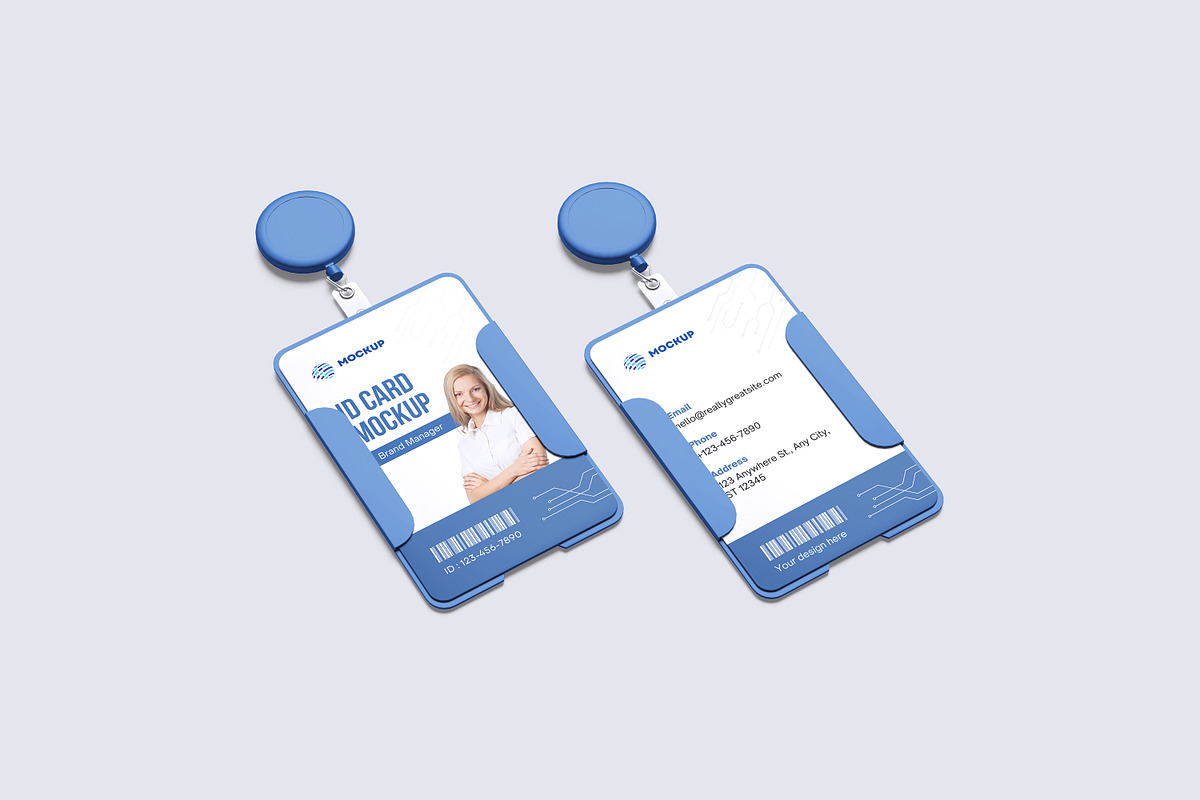 Id Card Holder Mockup, a Product Mockup by Riel Concept (Photo 5 of 5)
