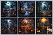 Haunted House | Halloween, a Background Graphic by Fine Purple Elephant (Thumbnail 2 of 3)