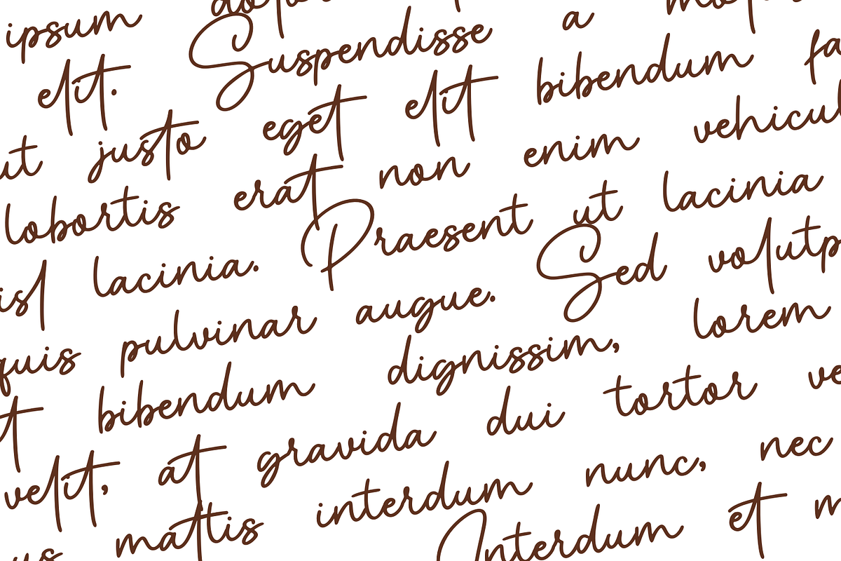Calligain Handwritten Font, a Handwritten Font by Basnistudio (Photo 7 of 11)
