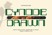 Cynode Drawn, a Sans Serif Font by Craft Supply Co. (Thumbnail 1 of 8)