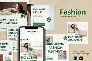 Fashion Social Media Template Design