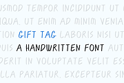 Gift Tag — A handwritten font, a Handwritten Font by Handy Fonts (Thumbnail 1 of 3)