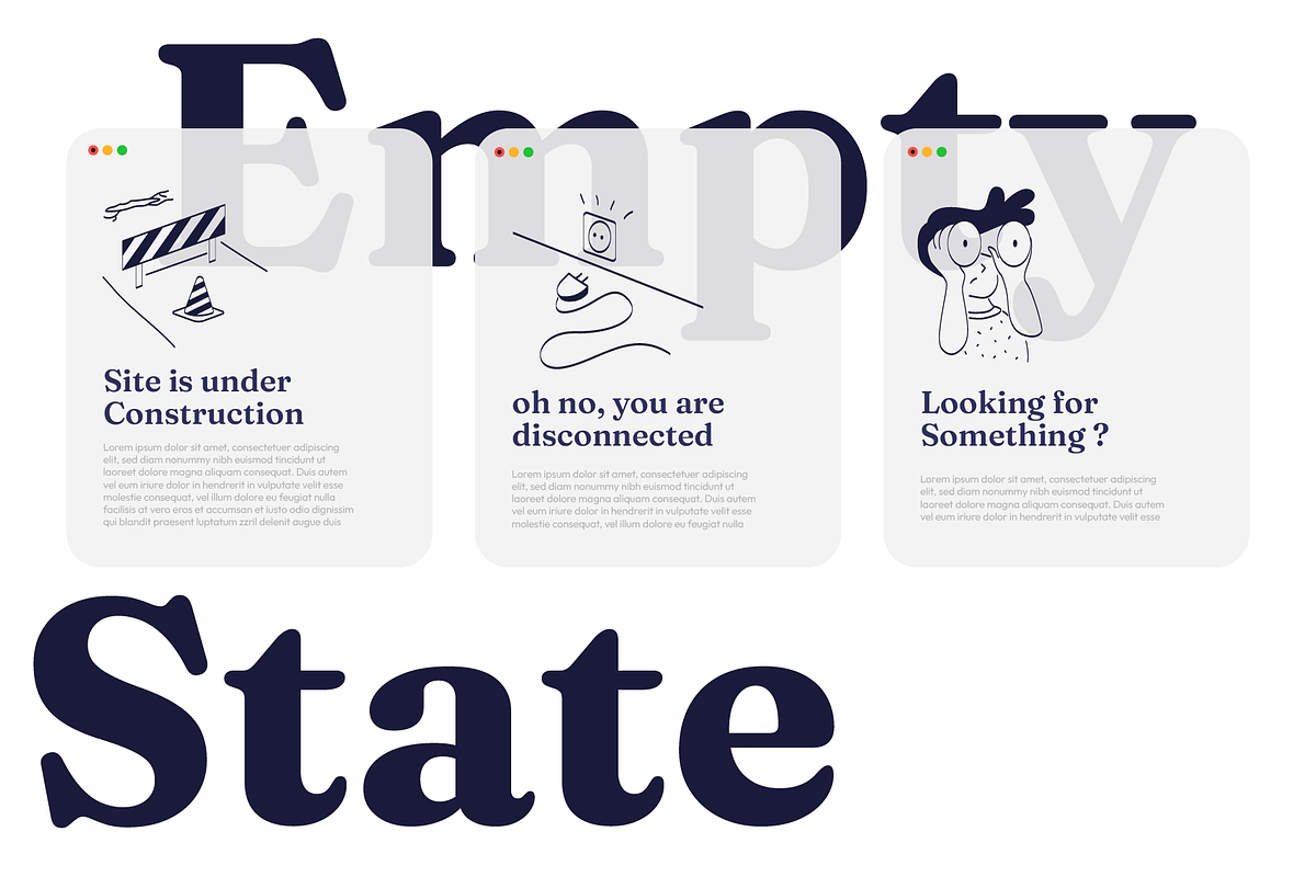 35 UX Illustration | Empty State, an Empty State Illustration by Directico Design Kit (Photo 3 of 7)