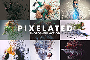 Pixelated Photoshop Action
