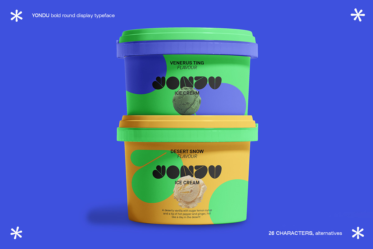 YONDU bold round display typeface, a Font by MDP TYPEFACES (Photo 3 of 6)