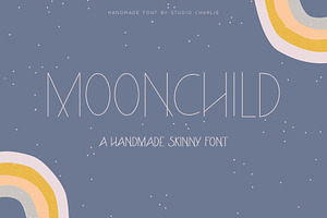 Moonchild - A Stylish Skinny Font