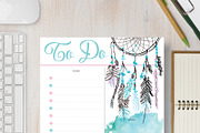 To Do Planner: Half Letter & Letter, a Stationery Template by Stick with Sam (Thumbnail 1 of 4)