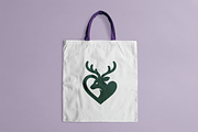 Deer Heart Vector Logo, a Branding & Logo Template by Vectorium Studio (Thumbnail 2 of 2)