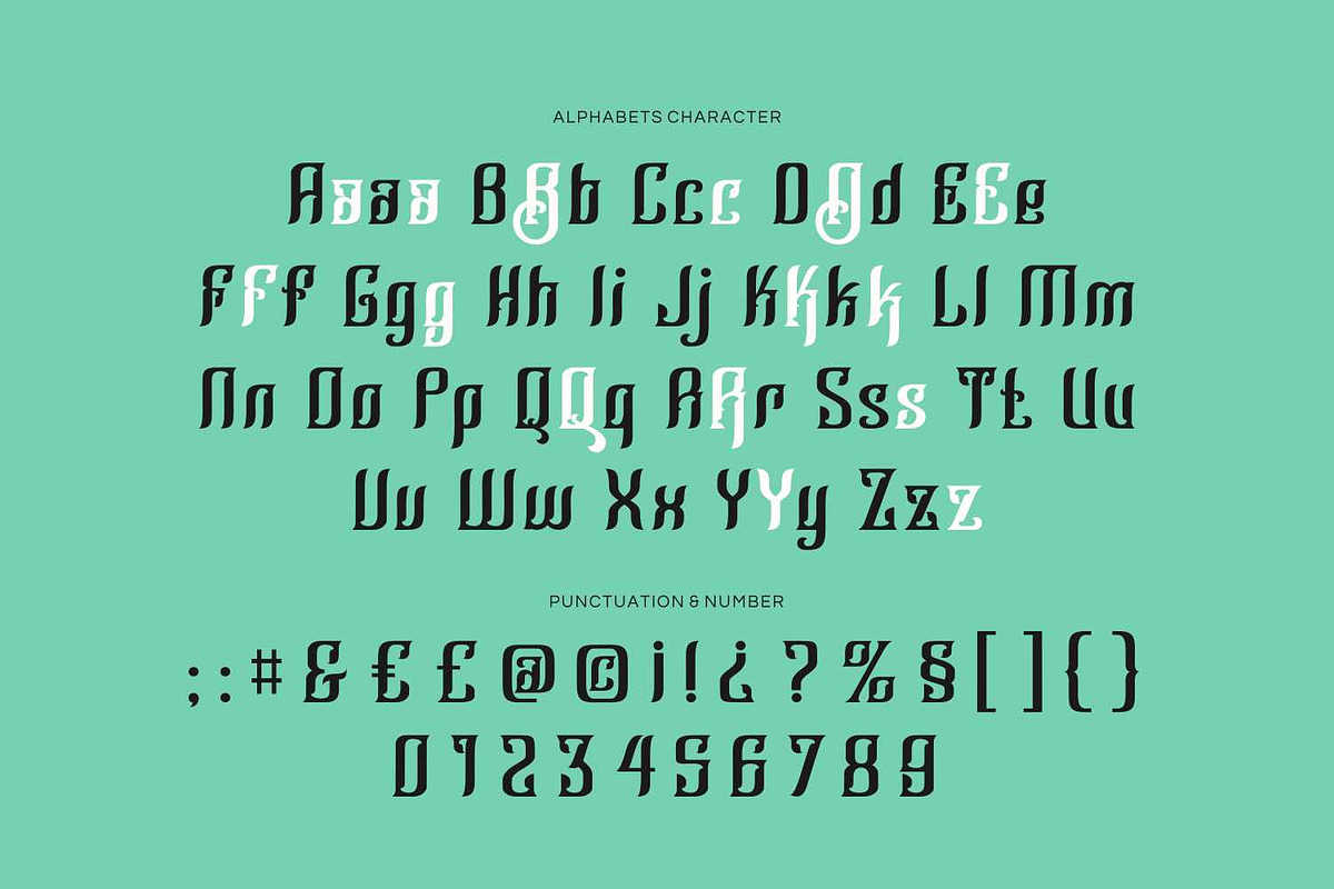 Bollek - Ornate Blackletter Font, a Blackletter Font by Imoodev (Photo 5 of 5)
