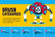 VOLT - Vector Brushes for Affinity, a Brush Add-On by Green Room Media (Thumbnail 4 of 18)