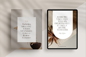 Savanna Workbook Canva Template