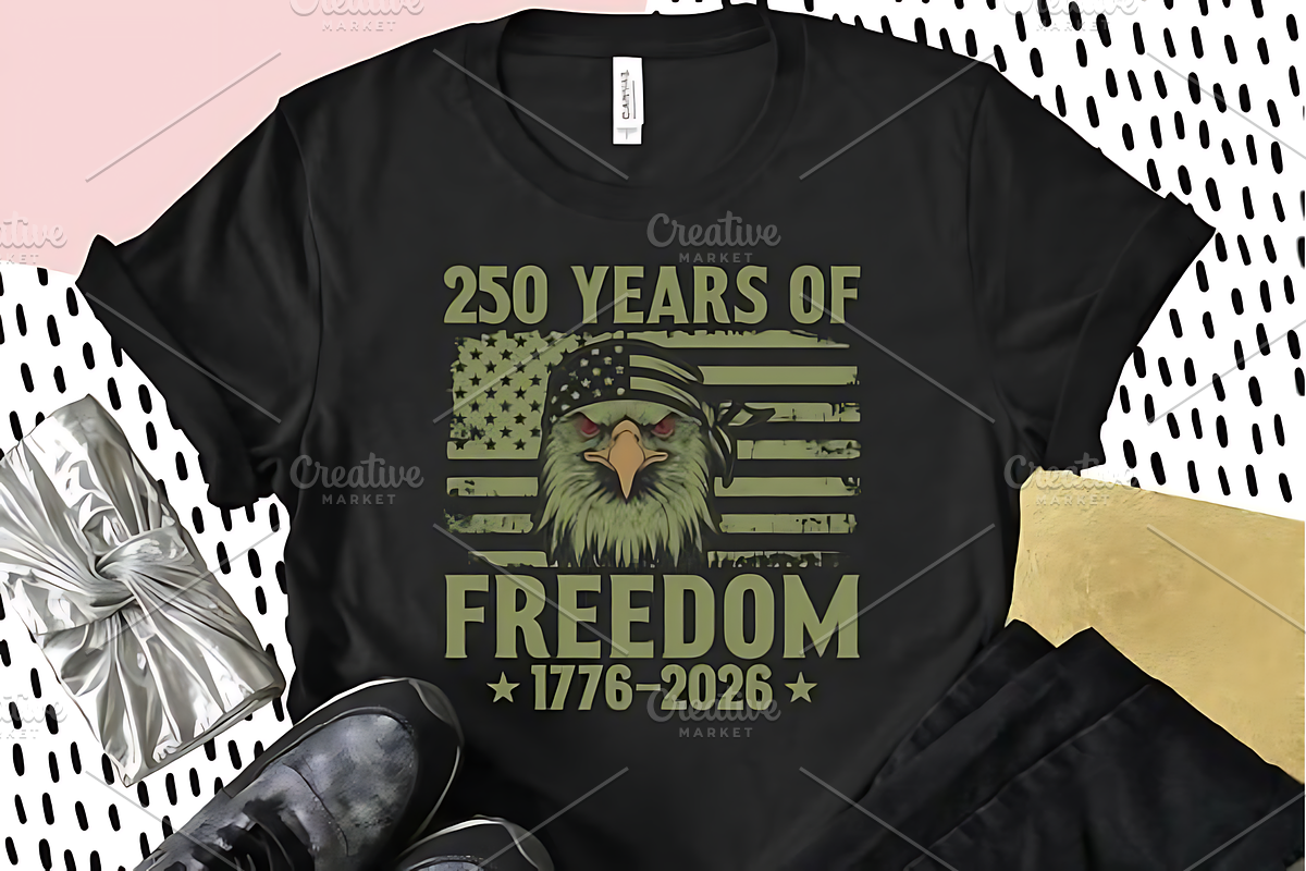 250 Years America, Independence Day, a Seasonal Illustration by Design Station (Photo 2 of 3)