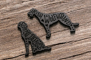 Sighthound and Pariah dog Silhouette, an Animal Illustration by pet design shop (Thumbnail 7 of 9)