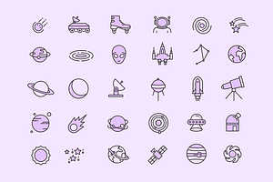 30 Interplanetary Icons