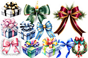 Christmas Bow Ribbon, an Illustration by Wow Magic (Thumbnail 5 of 5)