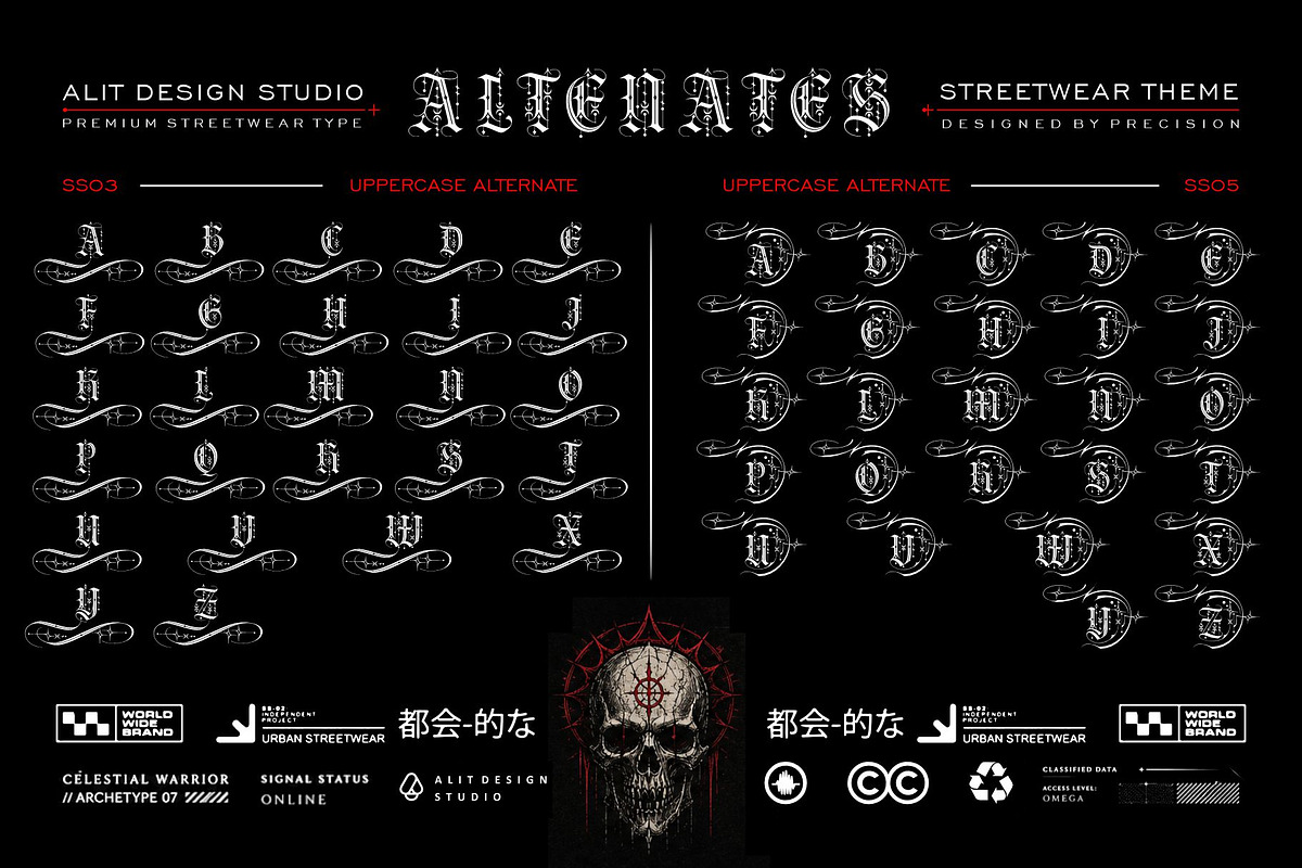 Dread Gothic Typeface, a Blackletter Font by alit design (Photo 5 of 22)