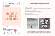 Girl Boss Social Media Quotes Pack, a Social Media Template by Bold Leap Creative (Thumbnail 2 of 3)