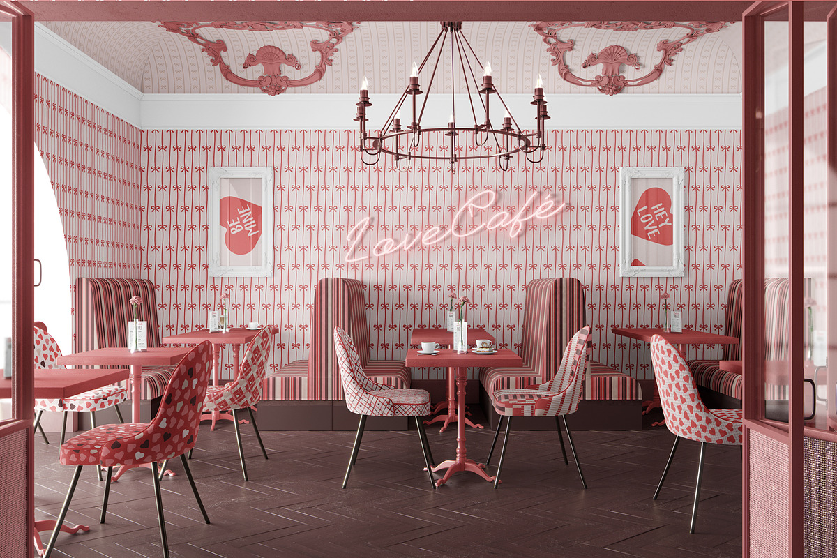 VALENTINE SEAMLESS PATTERNS & HEARTS, a Pattern Graphic by Sonulkaster (Photo 7 of 9)